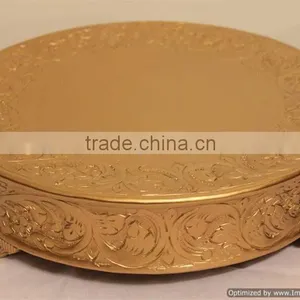 Copper Antique Metal Cake Stand thumbnail-1