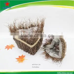 Willow Twig Handmade Craft Flower Vase thumbnail-3