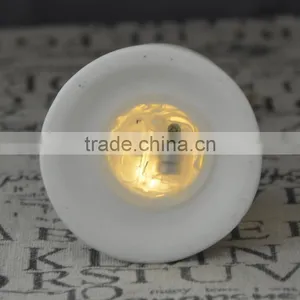 Ceramic Indoor Christmas LED Light Bell With Hollow Design Wholesale thumbnail-6