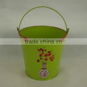 High Grade Colorful Watering Can Decorative Metal Plant Pots Indoor thumbnail-5