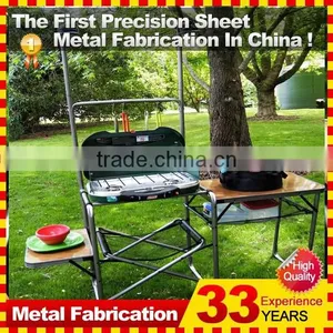 Lifetime Portable Camping Table Stand Folding Aluminum Outdoor Picnic Compact Hiking Family For Sale thumbnail-3