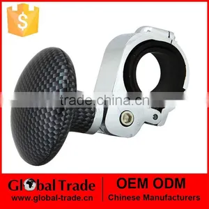 Vehicle Car Steering Wheel Spinner Knob Power Ball Fiber Multifunction 150468 thumbnail-1