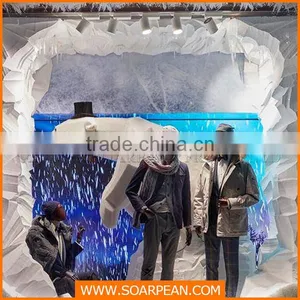 Polar Bear Foamed Display Props for Store Winter Window Displays thumbnail-1