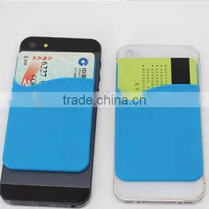 3M Sticker Silicone Smart Wallet for Cell Phone/mobile Phone Pouch thumbnail-3