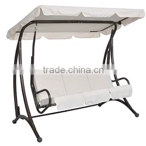 Factory Supply the 3 Seats Garden Swing Chair With Cushion for Leisure for Hot Sale thumbnail-1