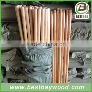 10 Days Fast Delivery Varnish Coated Wooden Broom Handle thumbnail-3
