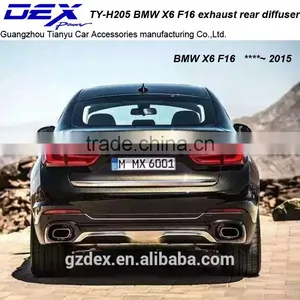 Car PP Material B~MW X6 F16 Rear Diffuser thumbnail-4