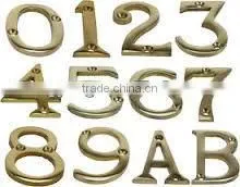 Brass House Numbers thumbnail-1