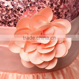 3-12yrs Summer Christmas Cute Flower Girls Dress Sequined Mesh Girl Clothing Sleeveless Princess Dresses Girl Costume Kids Girls thumbnail-6