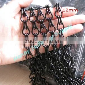 Black Aluminum Chain Fly Screen(baby Link Chain) thumbnail-1