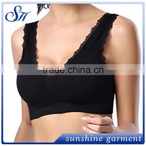 Sexy Women Yoga Fitness Stretch Workout Tank Top thumbnail-3