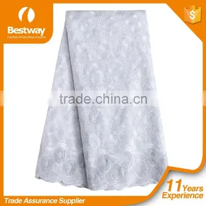 Wholesales Swiss Lace Fabric New Lace Design for Ladies Suit thumbnail-3