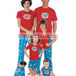 2016 New Fashion Summer Superman Pajamas For Family Couples And Kids thumbnail-1