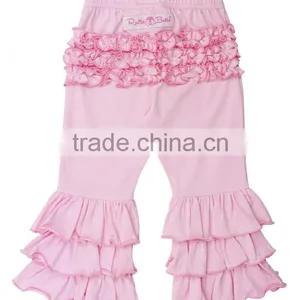 Wholesale Cotton Short Shorts Baby Clothes Children's Boutique Pink Ruffle Children's Shorts thumbnail-1