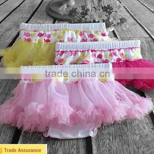 Comfortable Baby Clothes Lace Ruffle Bloomer Infnat Baby Shorts Bloomer thumbnail-6