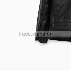 Manufacturer Price Custom Motorcycle Kids Leather Jacket Boys thumbnail-4