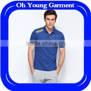 High Quality Cheap Online Shopping Wholesale Sports Gym Wear Mens Polo Shirts Blue Exercise Sportwear Men Suit Polo Shirt thumbnail-1