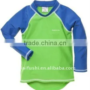 UPF30+ UV Protection Child Swim Rash Shirt thumbnail-1