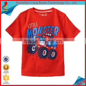 50LF# O-neck Short Sleeve Soft Cotton Short Sleeve T-shirts Polo Shirts Baby Clothes thumbnail-1