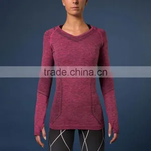 SEAMLESS PERFORMANCE LONGSLEEVE T SHIRT FOR WOMEN thumbnail-1