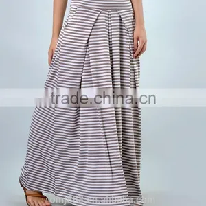 China Factory Lady Long Plain Maxi Skirt Plus thumbnail-2