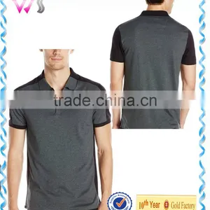 High Quality New Design Golf Plain Blank 100%Cotton Custom Mens Polo Shirt thumbnail-1
