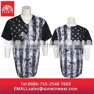 Wholesale Baseball Shirts/ Sportswear Type Custom Baseball Jersey thumbnail-1