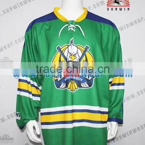 2017 Wholesale Custom Best Printing Color High Quality Team Cheap Hockey Jersey thumbnail-3