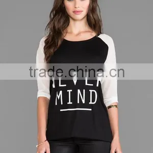 Two-color Long Sleeve T-shirt thumbnail-1