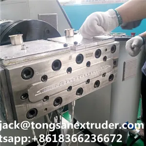 2017 New Type 250-600mm Width PVC WPC Wall Panel Extrusion Line thumbnail-1
