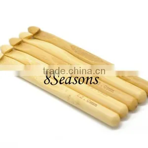 Wholesale Top Quality Natural Bamboo Crochet Hooks thumbnail-1