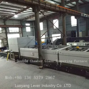 Doulbe Heating Chamber Flat & Bending Glass Toughening Machine/ Glass Tempering Furnace thumbnail-1
