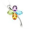 18K Gemstone Pendant thumbnail-1