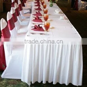 Wedding Polyester Jersey Stretch Table Skirting and Banquet Chair Covers thumbnail-1