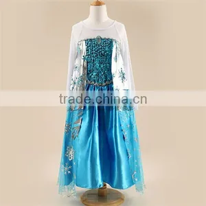 High Quality Frozenparty Dresses for Girls,girl's Birthday Dresses thumbnail-5