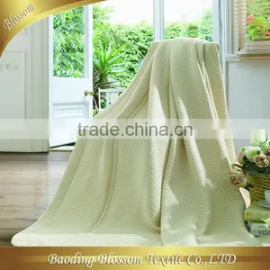 Organic Cotton Blanket Quilting Wedding Blanket HRM Filling Quilted Cover Blanket thumbnail-1