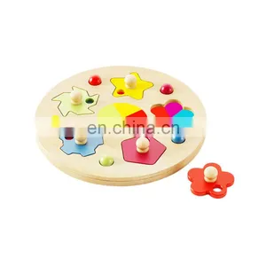 2017 New Design Montessori Toys Solid Wooden Best Selling Educational Toys Circle Sorter With High Quality thumbnail-2