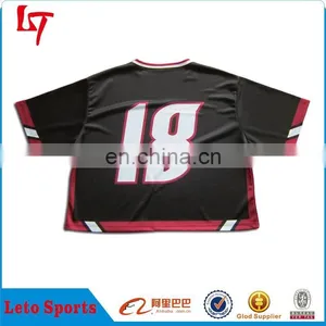 Team Man Reversible Lacrosse Uniform/lacrosse Shirts and Shorts/China Made Lacrosse Sets thumbnail-3