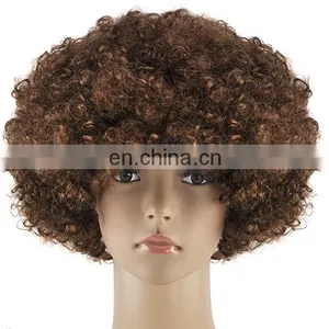 Fashion Design Brown Cosplay Wig Top Quality Lace Front Wigs Synthetic Wholesale FW2003 thumbnail-1