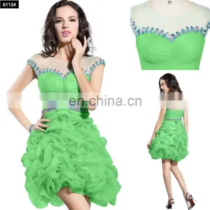 Amazing Design Rhinestone Lady Fashion New Dress thumbnail-1