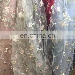 Wholesale High Quality Colorful Beautiful Polyester Lace Fabric for Dress thumbnail-1