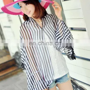 2015 Fashion Design Polyester Chiffon Summer Raglan Sleeves Pashmina(PP535CL-P) thumbnail-1