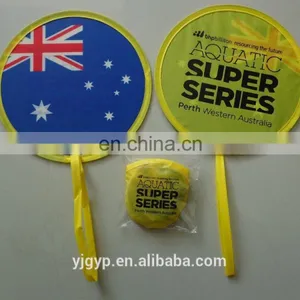 High Quality Hand Shape Cheap Customized Foldable Nylon Frisbee Fan thumbnail-2