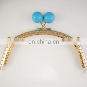 DIY Wedding Metal Kiss Lock Coin Purse Clutch Frame thumbnail-1