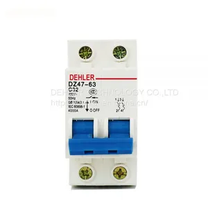 Dz47-63 C32 2p Miniature Circuit Breakers Household Air Switchcircuit Breaker Household Switch thumbnail-5