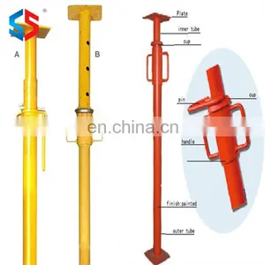 ASP-101 Tianjin Shisheng Hot Sale Standard Telescopic Adjustable Scaffolding Construction Acrow Steel Prop thumbnail-7