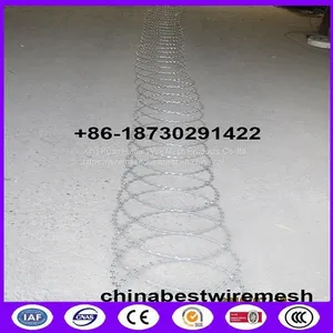 450mm Coil Diameter BTO-22 Razor Wire Flat Wrap Coils On Fence Top thumbnail-5