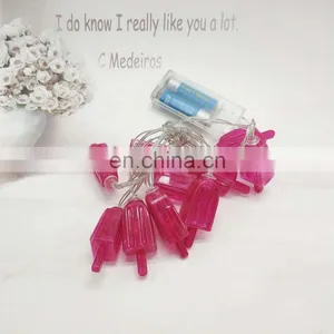 2020 New Product Cool And Refreshing Summer 2AA Battery Operated Fairy Popsicles String Light For Decoration thumbnail-6