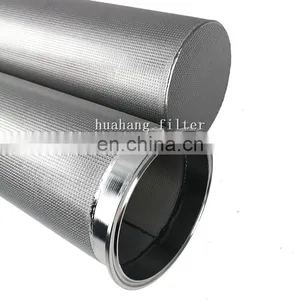 304 316 Stainless Steel Fine Wire Mesh Felt Sintered Cartridges Filter for Oil/wine/water/gas thumbnail-5