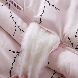 American Custom Design Pink/White Color 100% Pure Wool Cashmere Quilt thumbnail-2